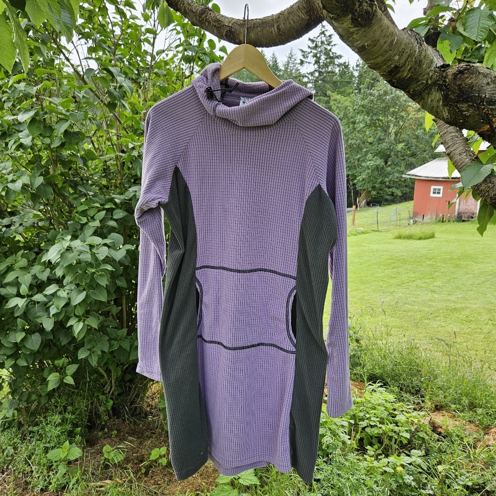 Melanzana Micro Grid Dress - Large